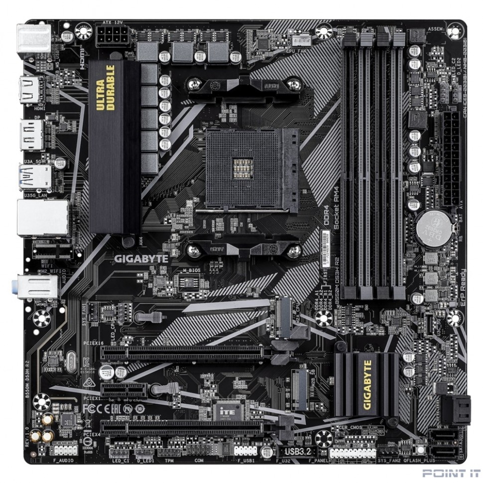 Gigabyte B550M DS3H R2 {AM4 AMD B550 4xDDR4 mATX }