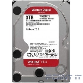 3TB WD NAS Red Plus (WD30EFZX) {Serial ATA III, 5400- rpm, 256Mb, 3.5"}
