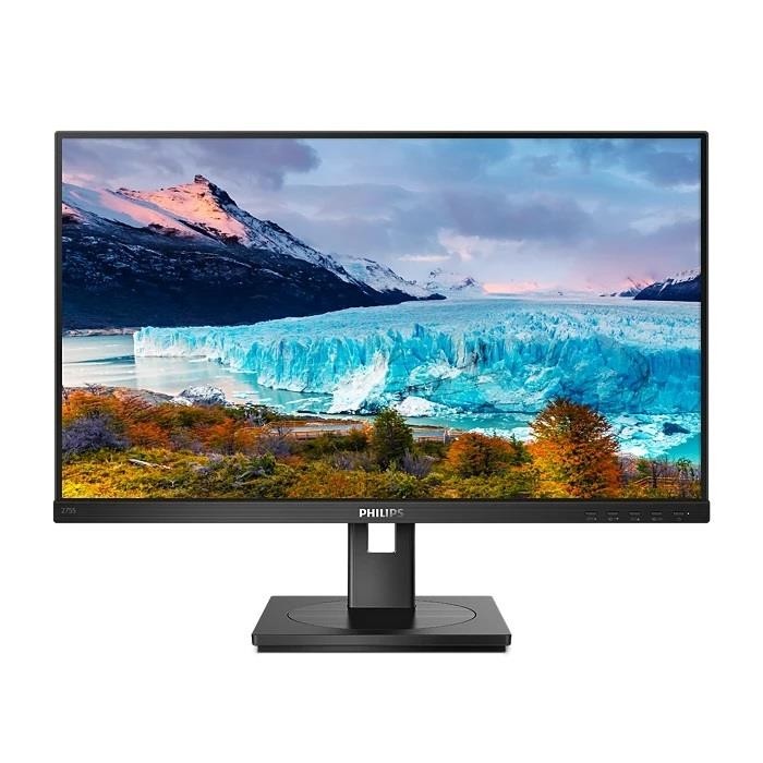 ЖК монитор PHILIPS/27" Cенсорный экран нет/IPS/2560x1440 16:9/75 Hz/300/1000:1 Matte/4 мс/да/черный/9 кг 275S1AE