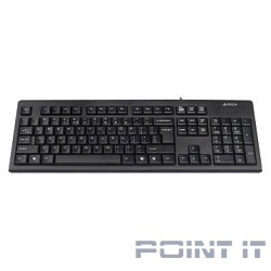 Keyboard A4tech KR-83 black USB, проводная USB, 104 клавиши [533406]
