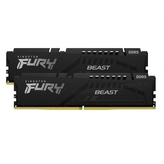 Модуль памяти FURY 16GB DDR5-5200 KF552C40BBK2-16,CL40, 1.25V K2*8GB XMP BLACK KINGSTON