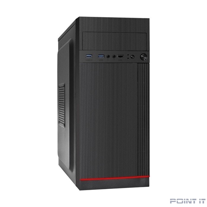 Exegate EX290190RUS Корпус Miditower ExeGate AA-442U2-AA500 (ATX, AA500 8 см, 1*USB+2*USB3.0, аудио, черный)