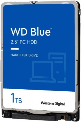 Жесткий диск SATA2.5&quot; 1TB 6GB/S 128MB BLUE WD10SPZX WDC