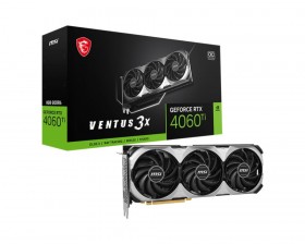 Видеокарта PCIE16 RTX4060TI 8GB 4060 TI VENTUS 3X E 8G OC MSI