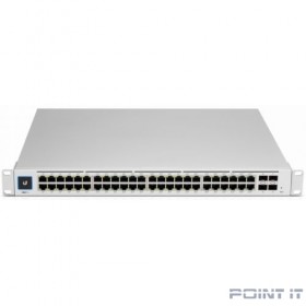 UBIQUITI USW-Pro-48 Коммутатор в стойку, 48х 1G RJ45, 4х 10G SFP+