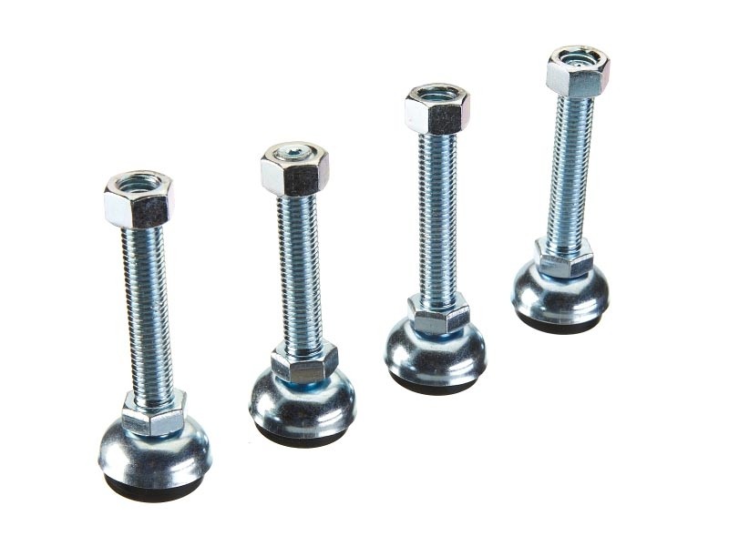 Ножки регулируемые для напольных шкафов и стоек, размер М12, комплект 4 шт