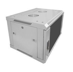 Шкаф настенный 12U серия WMA (Wall Maestro) (600х600х635), передняя дверь стекло, разборный, серый, Netko  А
