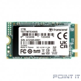 Твердотельный диск 1TB Transcend MTE400S, 3D TLC NAND, M.2 2242 ,PCI-E 4x TS1TMTE400S