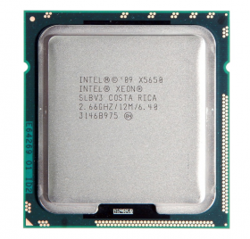 Процессор Intel Xeon X5650 Gulftown (2667MHz, LGA1366, L3 12288Kb), SLBV3, tray