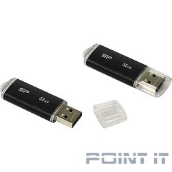 Silicon Power USB Drive 32Gb Ultima-II SP032GBUF2U02V1K {USB2.0, Black}