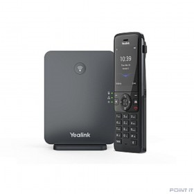 Yealink W78P (база W70B + трубка W78H) Телефонная система  до 10 SIP-аккаунтов, до 10 трубок на базу, до 20 одновременных вызовов