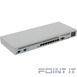 MikroTik CCR1036-8G-2S+EM Маршрутизатор Tile-Gx36 CPU (36-cores, 1.2Ghz per core), 8GB RAM, 2xSFP+ cage, 8xGbit LAN, RouterOS L6, 1U rackmount case, Dual PSU, r2