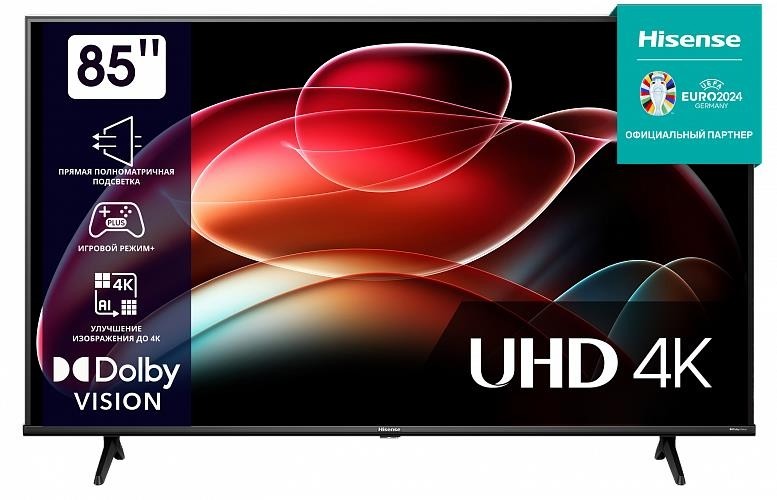 Телевизор UHD 4K 85" 85A6K HISENSE