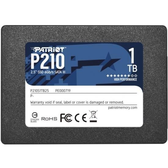 SSD жесткий диск SATA2.5" 1TB P210 P210S1TB25 PATRIOT