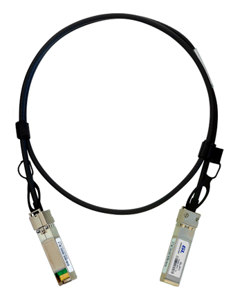 Адаптер соединительный GIGALINK SFP+ to SFP+, 10 Gb/s, одножильный SCC 28 AWG, 3м (GL-SFP-PLUS-030-BK)