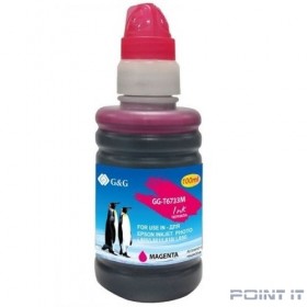 Чернила G&amp;G GG-T6733M пурпурный100мл для Epson L800, L805, L810, L850