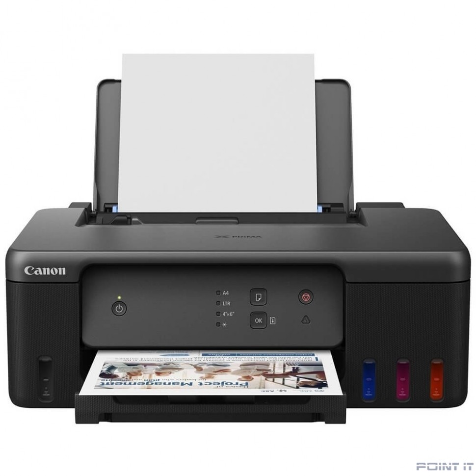 Canon PIXMA G1430 (5809C009) {A4, 4800x1200 dpi, 11/6 изобр./мин., 100-sheet paper tray, USB 2.0, СНПЧ}