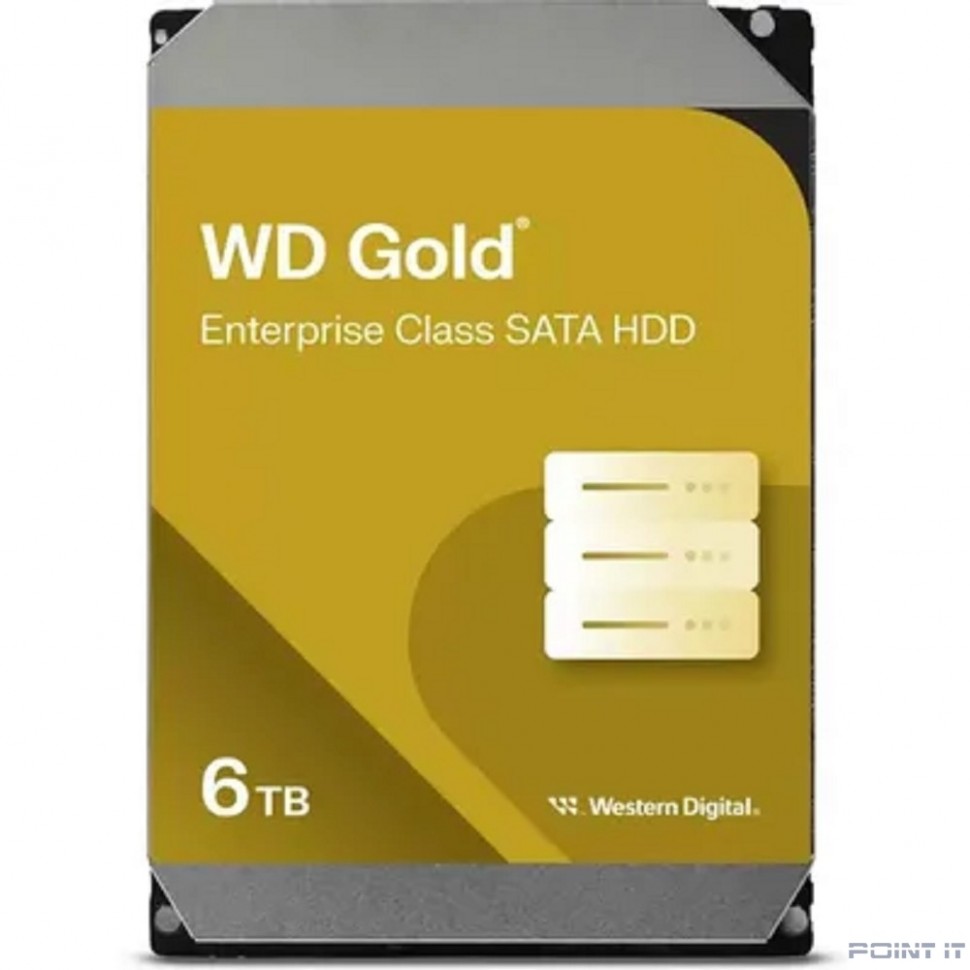 6TB WD Gold (WD6004FRYZ) {SATA III 6 Gb/s, 7200 rpm, 256Mb buffer}
