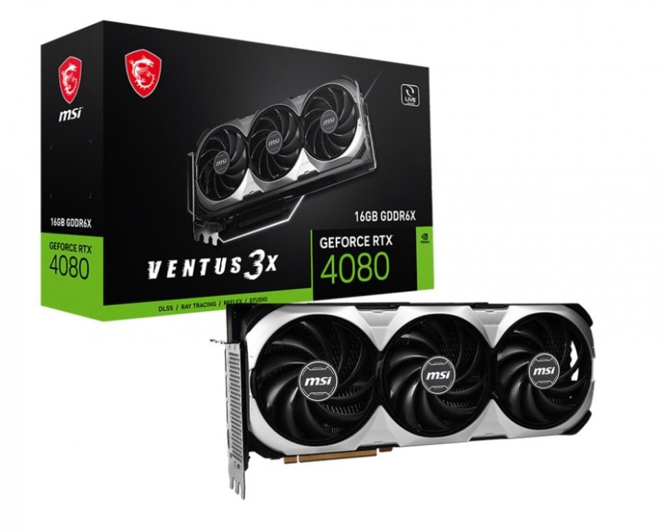 Видеокарта PCIE16 RTX4080 SUPER 16GB 4080 SUPER 16G VENTUS 3X MSI