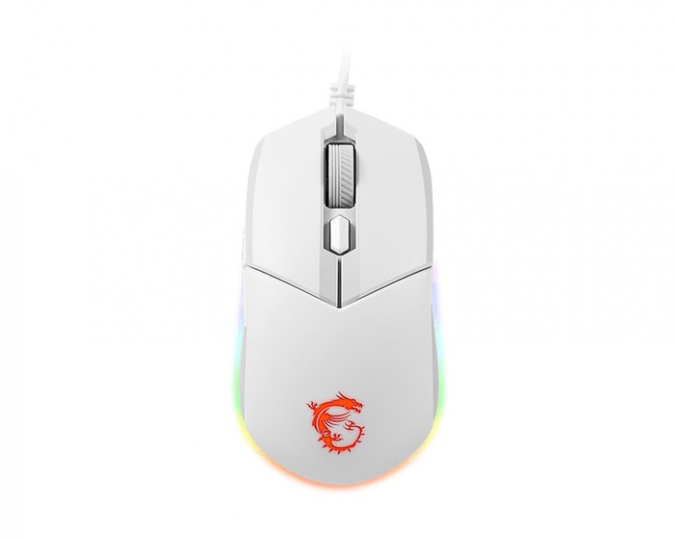 Мышка USB OPTICAL GAMING CLUTCH GM11 WHITE MSI