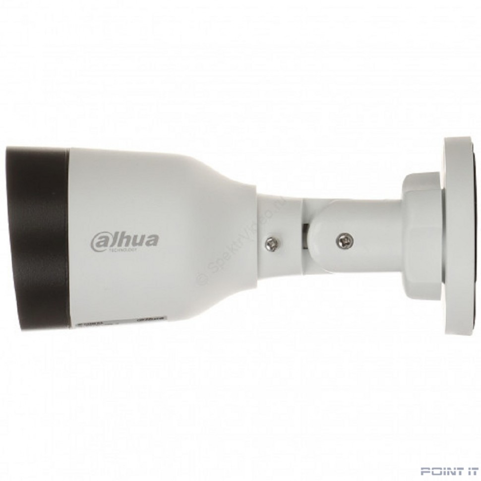 DAHUA DH-IPC-HFW1431S1P-0360B-S6 Уличная цилиндрическая IP-видеокамера 4Мп, 1/2.9” CMOS, объектив 3.6мм, обнаружение людей, ИК 30м, IP67, металл/пластик