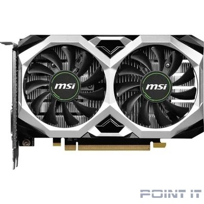 MSI PCI-E GTX 1650 D6 VENTUS XS OCV3 NVIDIA GeForce GTX 1650 4096Mb 128 GDDR6 1620/12000 DVIx1 HDMIx1 DPx1 HDCP Ret