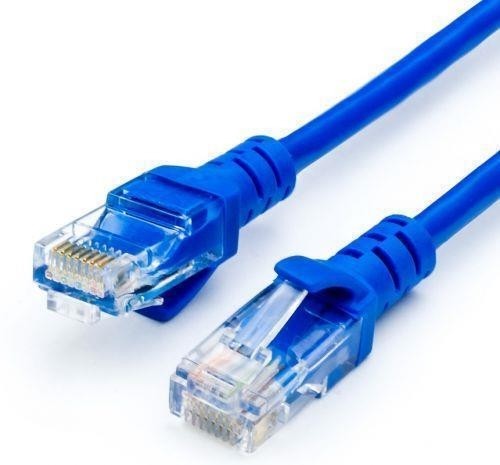 Кабель PATCH CAT5E UTP 7.5M BLUE AT9164 ATCOM