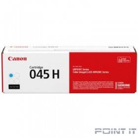 Canon Cartridge 045H C 1245C002 Картридж для i-SENSYS MF630. Голубой. 2 200 страниц  (GR)