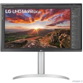 Монитор LCD LG 27&quot; 27UP850K-W {IPS 3840x2160 60Hz 5ms 400cd 1200:1 2xHDMI2.0 DisplayPort1.4 3xUSB3.0 USB-C(90W PD) 2x5W FreeSync VESA}