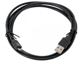 Кабель соед. шт. USB для зар и передачи данных телефонов Samsung comte 20 pin, 1м, USB 2.0 черн