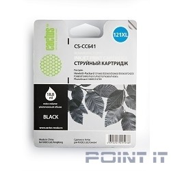 CACTUS CC641A Картридж №121XL для HP DeskJet D1663/D2563/D2663/D5563/F2423/F2483/F2493/F4213/F4275/F4283/F4583; PS C4683/C4783, 600 стр., (черный)