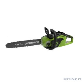 Greenworks Цепная пила аккумуляторная GreenWorks  GD40CS18K4, 40V, 40 см, бесщеточная,  до 1,8 КВТ, с АКБ 4АЧ и ЗУ [2005807UB]