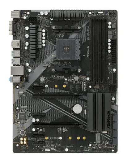 Материнская плата AMD B450 SAM4 ATX B450 PRO4 R2.0 ASROCK