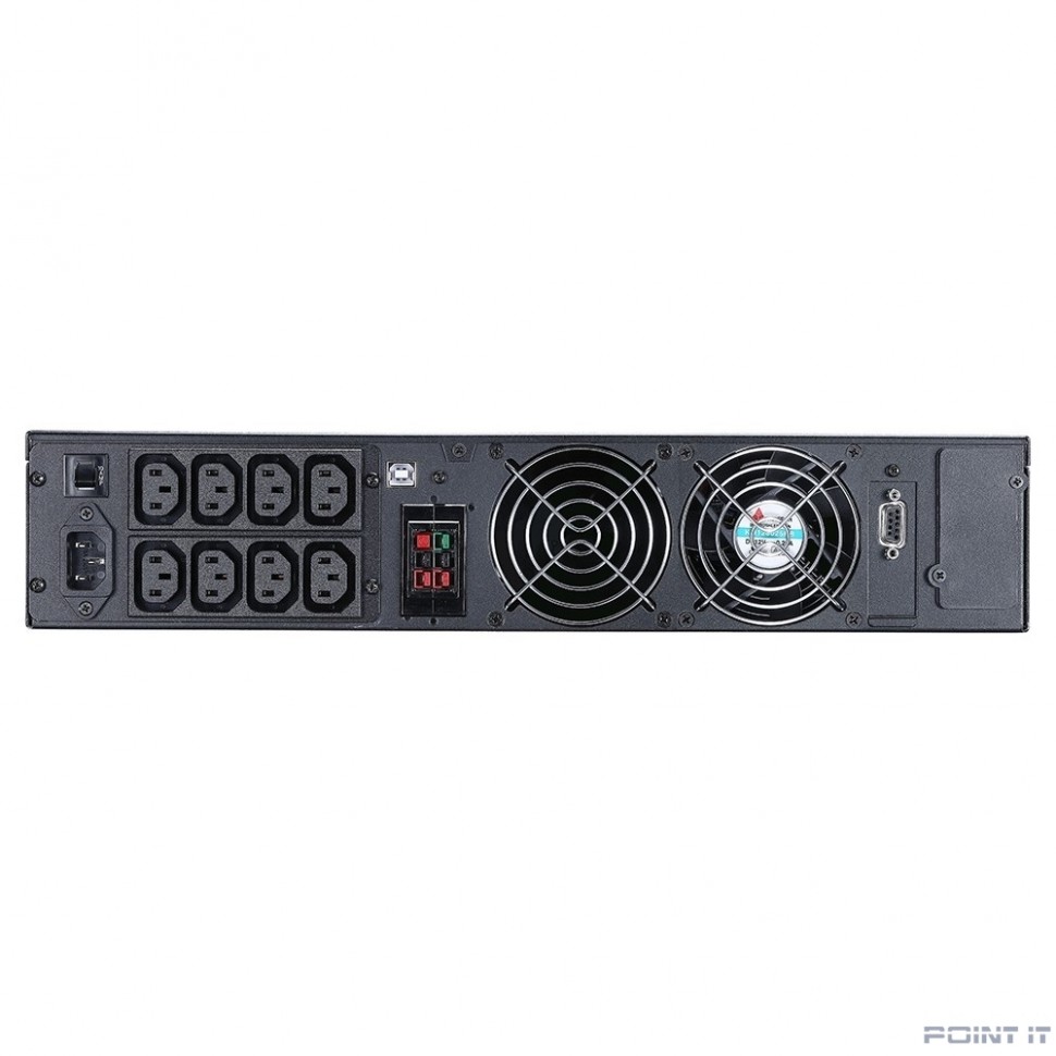 PowerCom Macan MRT-3000SE UPS {On-Line, 3000VA / 3000W, Rack/Tower, IEC, LCD, Serial+USB, SmartSlot, подкл. доп. батарей}