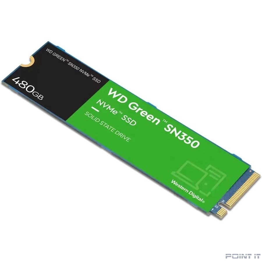 Накопитель SSD WD Original PCI-E x4 480Gb WDS480G2G0C Green SN350 M.2 2280