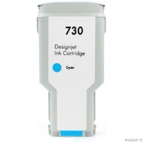 Струйный картридж NV Print 730 (NV-P2V68A) Cyan для HP DesignJet T1700, T1600, T2600 (300 мл)