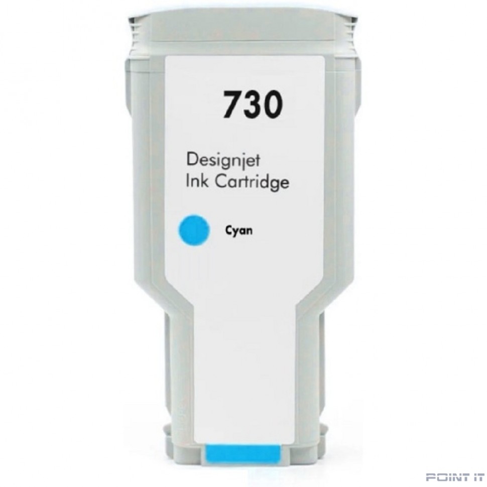 Струйный картридж NV Print 730 (NV-P2V68A) Cyan для HP DesignJet T1700, T1600, T2600 (300 мл)