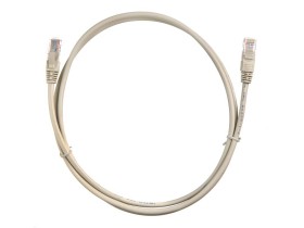 Патч-корд UTP4 cat.5e, 1.5м, литой коннектор, серый, Netko CKC РАСПРОДАЖА