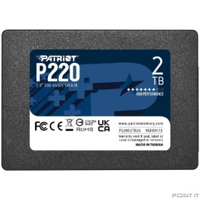 Накопитель SSD Patriot SATA III 2Tb P220S2TB25 P220 2.5&quot;