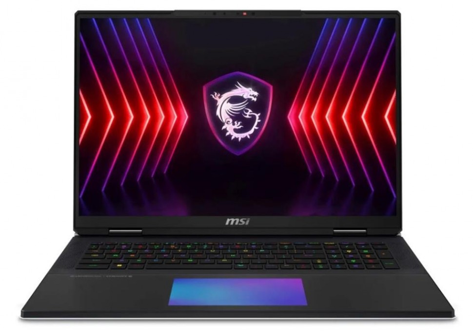 Ноутбук MSI Titan 18 HX A14VIG-211RU 18" 3840x2400/Intel Core i9-14900HX/RAM 64GB/SSD 1TB+1TB+1TB/RTX 4090 16Гб/ENG|RUS/Windows 11 Home черный 3.6 кг 9S7-182221-211