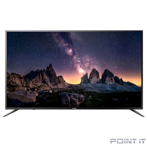 HARPER 65U750TS {Ultra HD 4K (3840 x 2160); Наличие цифрового тюнера: T2/S2; SMART; Габариты упаковки (ШГВ): 1620x210x949; Объем, м3: 0,3192; Вес, кг: 26,5}
