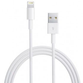 Кабель соед. шт. USB для зарядки и передачи данных телефонов iPhone 5, 1м, USB 2.0 белый