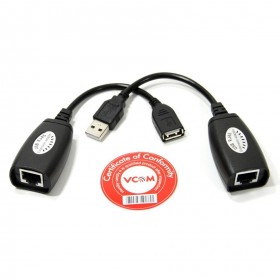 Адаптер USB2 TO RJ45 CU824 VCOM