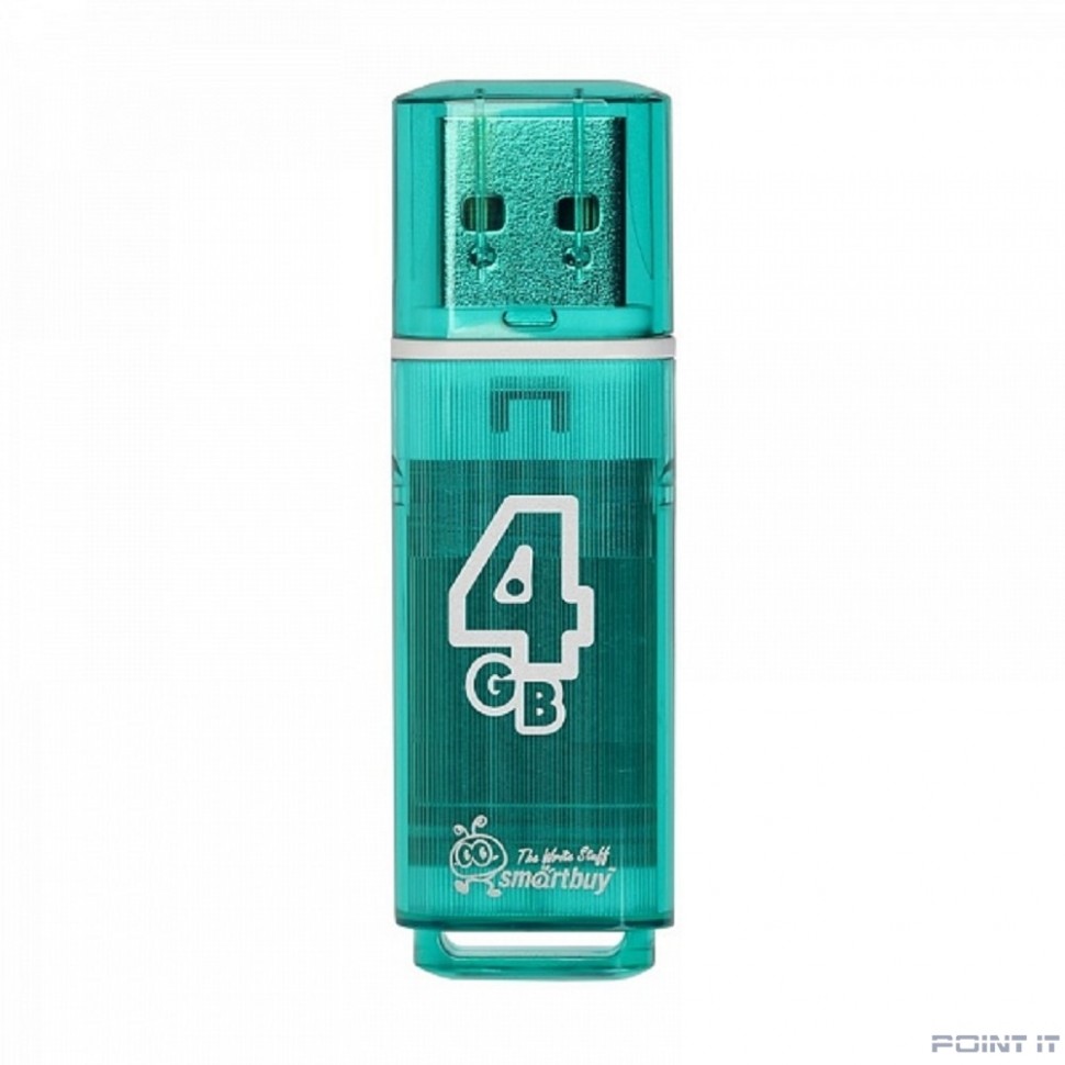 Smartbuy USB Drive 4GB Glossy series Green (SB4GBGS-G)