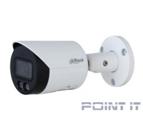 DAHUA DH-IPC-HFW2849SP-S-IL-0360B Уличная цилиндрическая IP-видеокамера Smart Dual Light с ИИ 8Мп, 1/2.7” CMOS, объектив 3.6мм, видеоаналитика, ИК до 30м, LED до 30м, IP67, корпус: металл