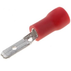 Клемма ножевая MDD 1,25-110(8), КНИ 2,8мм, 0,5-1,5мм2, изолированная, красная, 100шт., NETKO Optima