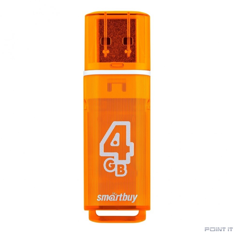 Smartbuy USB Drive 4GB Glossy series Orange (SB4GBGS-Or)