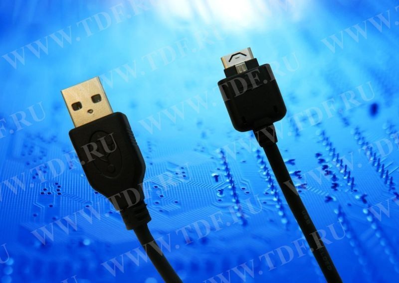 Кабель соед. шт. USB для зарядки и передачи данных телефонов LG, 18 pin, 1м, USB 2.0 черный