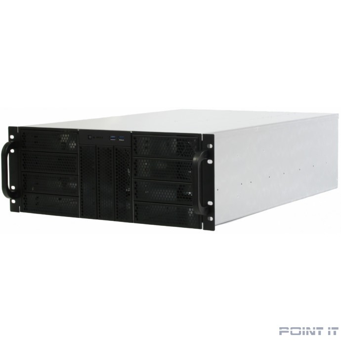 Procase RE411-D11H0-A-45 Корпус 4U server case,11x5.25+0HDD,черный,без блока питания,глубина 450мм,MB ATX 12"x9,6"