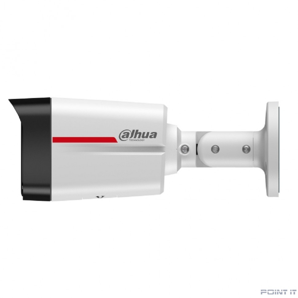 DAHUA DH-IPC-HFW2249TLP-S-LED-0360B-PRO Уличная цилиндрическая IP-видеокамера WizColor 2Мп, 1/2.9” CMOS, объектив 3.6мм, видеоаналитика, микрофон, LED 50м, IP67, металл